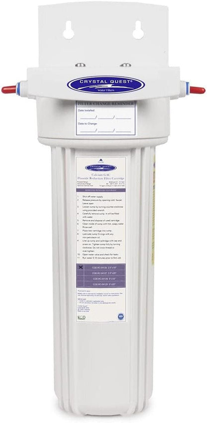 Crystal Quest Fluoride Removal/In-line Water Filter System