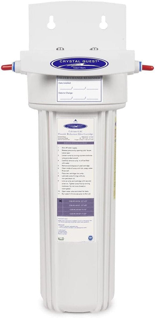 Crystal Quest Fluoride Removal/In-line Water Filter System