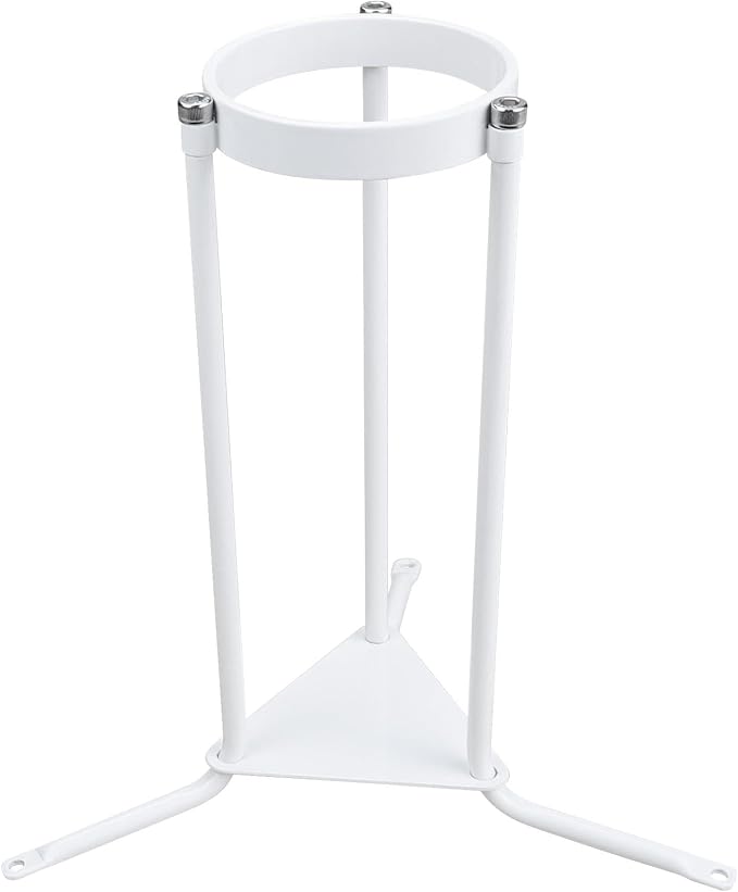 Upgraded RV Water Filter Stand with Triple-Prong Base, RV Filter Holder for Soft Soil & Hard Concrete Surfaces, Enhanced Stability & Anti-Kink Design - 1 Pack