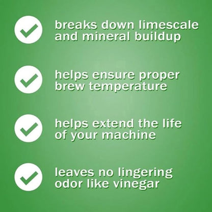 Urnex Coffee Descaling Kit For Use With Keurig Coffee Makers