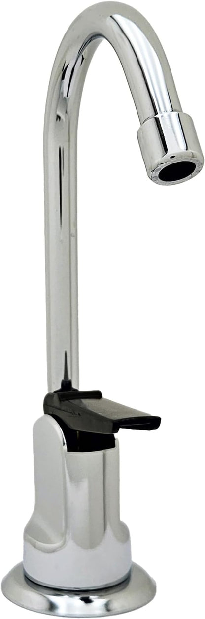 Westbrass R203-NL-05 Touch-Flo Style 6 in. Pure Water Dispenser, Polished Nickel
