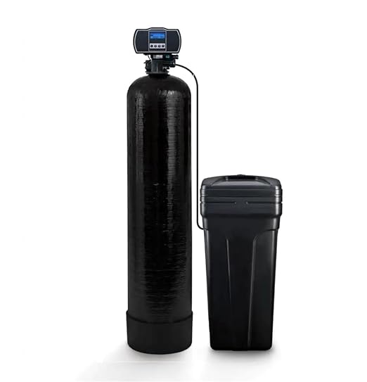Aqua True Blue Whole House Fluoride Removal Water Filter | Bone Char - 1.5 Cubic Ft + Manual Valve