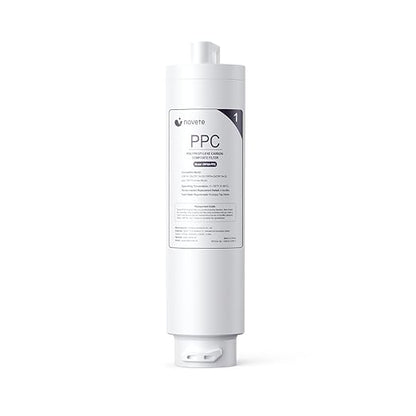 NOVETE CRF0A-PPC Countertop Water Filtration Replacement Filter, PPC Filter Cartridge, 6 Months, Compatible for CRF0A-QS, CRF1A-QS, CRF0A-Qi, CRF1A-Qi