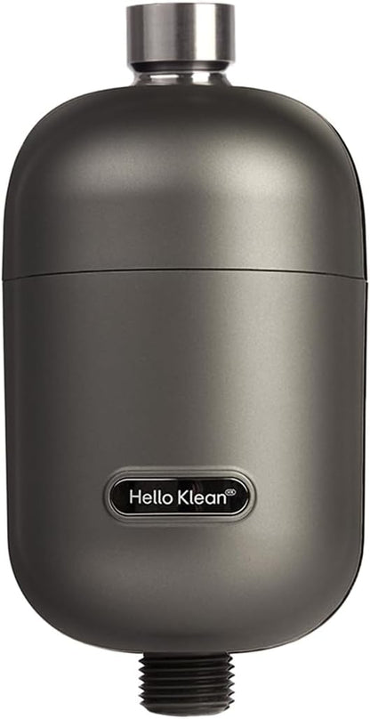 Hello Klean Hard Water Shower Filter in Chrome | Filters Chlorine & Heavy Metals | Softer Skin & Hair | Easy Installation