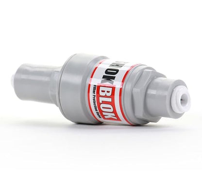 Shok Blok SB-FPV-125 Water Filter Pressure Regulator Protection Valve for RO & Filter Systems - 1/4" QC Ports, 125 PSI