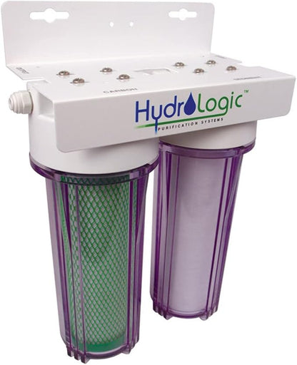 Hydrologic HL36005 Small Boy Hydroponics Dechlorinator and Sediment Catalytic Carbon Filter, Whole House Two Stage Filtration System