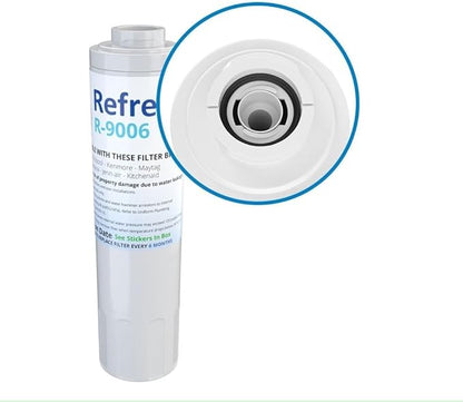 Refresh R-9006 Refrigerator Water Filter Replacement for UFK8001, WF295, WSM-2 - Clean Great Tasting Drinking Water and Ice Maker Filtration with Fresh Flow for Your Home Fridge, Easy Filter Cartridge