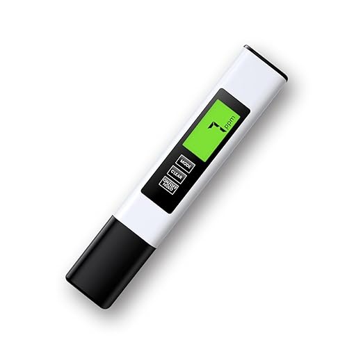 4-in-1 TDS/EC/Temp(°C/°F) Meter | 0-9990ppm Digital Water Tester | Accurate for RO/DI, Aquariums, Drinking Water | Instant Read