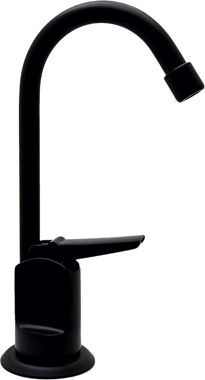 Westbrass R203-NL-62 6" Touch-Flo Style Pure Water Dispenser Faucet, Matte Black