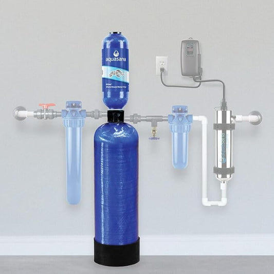 Aquasana EQ-Well-R Whole House Filter Tank, Blue, Water Purification Unit