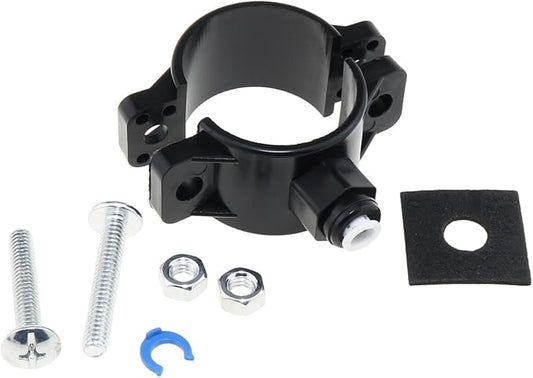 DGZZI Water Purifier Accessory Under Sink Reverse Osmosis System Hose Adapter Black Quick Connect Wastewater Clamp for Water Purifier and Water Purifier and Direct Drinking Water Dispenser