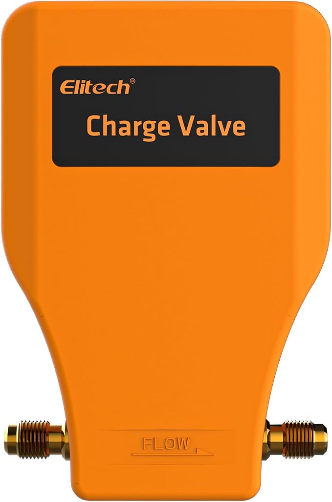 Elitech Wired Refrigerant Scale LMC-200 220 lbs and Charging Valve