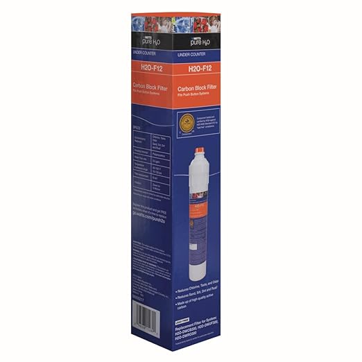 Watts Pure H2O Carbon Block Replacement Filter For Under Sink