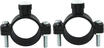 Waziaqoc 2 PCS Drain Saddle Valve with 3/8 Inch Quick Connect | Plastic, Water Hose Pipe Adapter, For Under Sink Reverse Osmosis System
