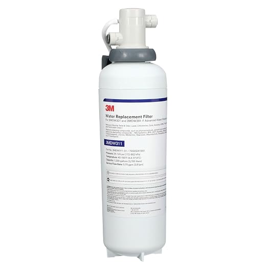 Aqua-Pure DW301 Under Sink Water Filter System, Removes Lead, VOC's, Microplastics, Cysts, Bad Taste and Odor, Asbestos, MTBE and TTHM Reduction