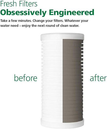 AO Smith 4.5"x10" 25 Micron Sediment Water Filter Replacement Cartridge - For Whole House Filtration Systems - AO-WH-PREL-R