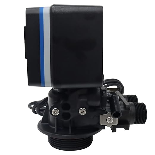INTBUYING Time Type Filtered Water Control Valve Water Treatment System for Water Filter Softener Resin Tank 110V with Fine Thread