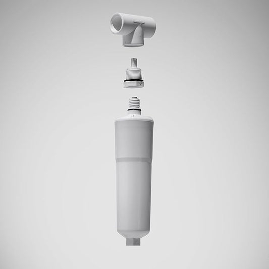 Optimal Scale Inhibitor AP341 / AP430SS T-Fitting, 1 Scale Inhibitor Filter | Whole Home Water Heater, Water Softener or point of use | Prevent Scale Accumulation and Protect Water Heaters, Pack of 1