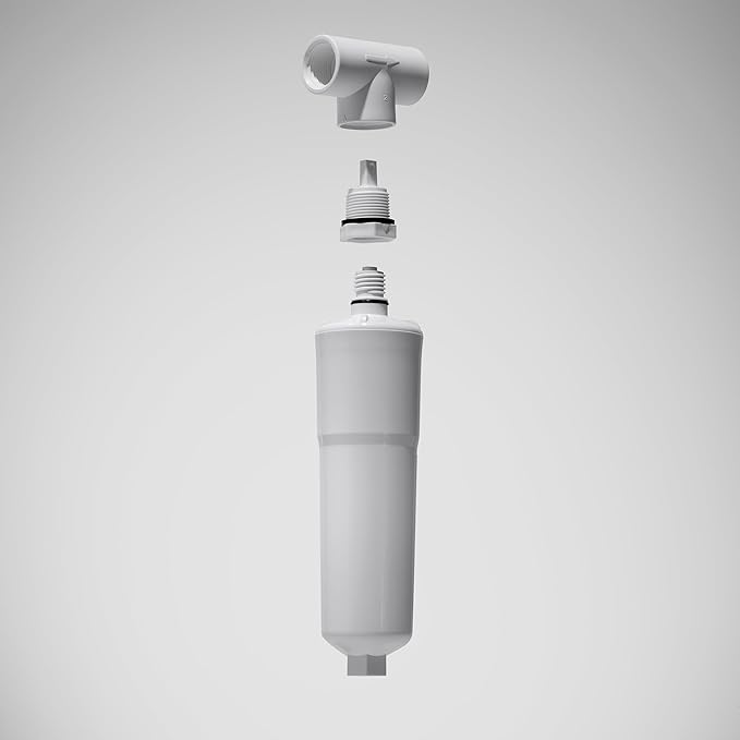 Optimal Scale Inhibitor AP341 / AP430SS T-Fitting, 1 Scale Inhibitor Filter | Whole Home Water Heater, Water Softener or point of use | Prevent Scale Accumulation and Protect Water Heaters, Pack of 1