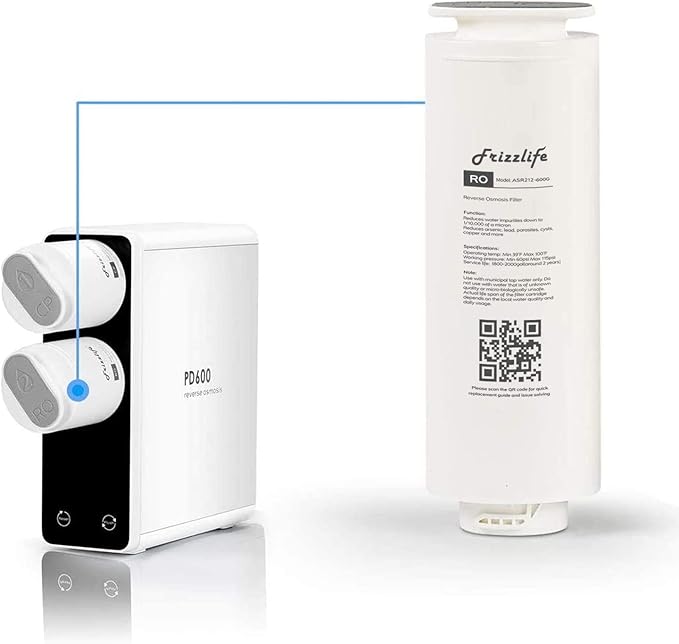 Frizzlife ASR212-600G RO Replacement Filter Cartridge For PD600-TAM3 (2nd Stage)