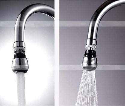 2 Pack Faucet Filter Aerator Sprayer, Sink 360 Swivel Water Tap Saving for Kitchen Bathroom (Short)