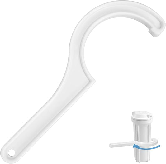 Water Filter Wrench Replacement for APEC Half 180° Filter Housing Wrench Fits Most 10" x 2.5" Undersink Housing Canisters, Compatible with APEC Water System Reverse Osmosis Filter Wrench