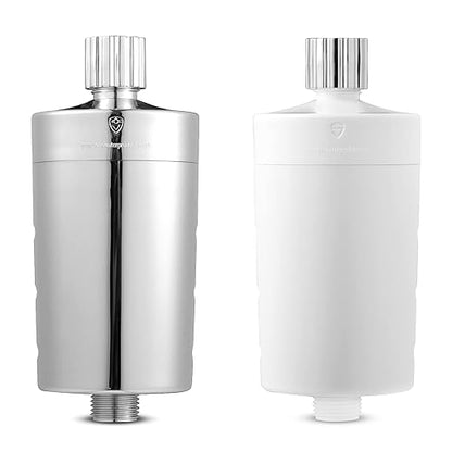 legionela in-Line Shower Head Filter High Pressure Water Softer Filter Removes 99.99999% of Harmful Substances SS-881 Max (W)