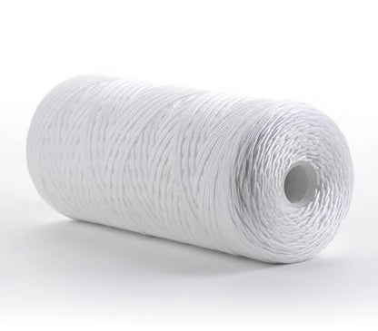 Hydronix SWC-45-1010 Universal Whole House Sediment String Wound Water Filter Cartridge 4.5" x 10" - 10 Micron