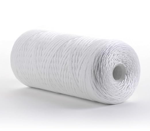Hydronix SWC-45-1030 Universal Whole House Sediment String Wound Water Filter Cartridge 4.5" x 10" - 30 Micron