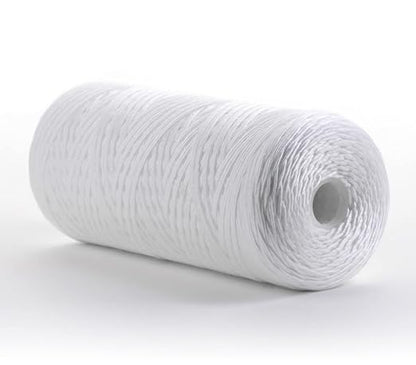 Hydronix SWC-45-1030 Universal Whole House Sediment String Wound Water Filter Cartridge 4.5" x 10" - 30 Micron