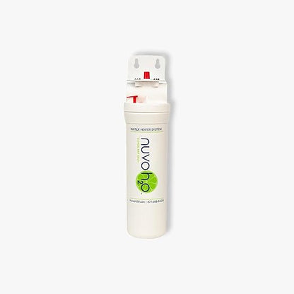 NuvoH2O Water Heater System – Citrus-Based, Salt-Free Water Softener – Prevents Hard Water Scale Buildup, Extends Water Heater Life – Compact, Eco-Friendly