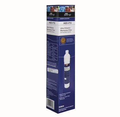 Watts Premier H2O-F15 Pure H2O UF (Ultra Filtration) Membrane Filter Replacement for H2O-DWUF300 Under Counter Water Filtration Systems, Push Button Design
