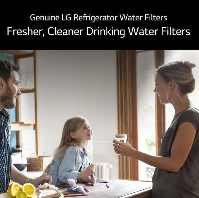 LG LT1000P2 & LT120F 2-Pack Bundle | Replacement Refrigerator Water & Air Filters | 200 Gallon Water Filter Capacity (NSF42, NSF53, and NSF401)