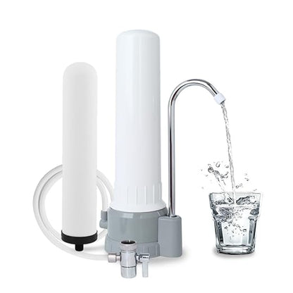 Amwater Countertop Water Filter, Amwater 5-Stage Countertop Water Filter Washable Filter Element, 8000 Gallons