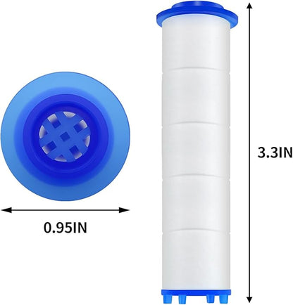 20 Pack Shower Filter Shower Head Filter PP Cotton Filter Handheld, Filter Replacement Filter Tool Suitable for Various Specifications of Shower Heads (3.3 inches)