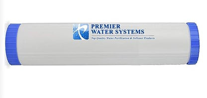 Premier Whole House Water Filter Cartridge: Bone Char for Fluoride Removal 4.5" x 20" Compatible with Big Blue 20" Housing