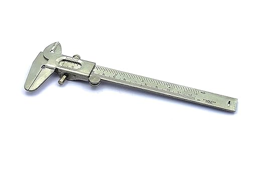 Non Digital Vernier Caliper Metric -Imperial Measuring System Tools (Stainless Steel Plated)
