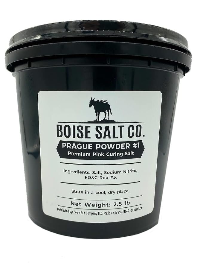 Boise Salt Co. Prague Powder #1 Premium Curing Salt - 2.5lb Resealable Pail