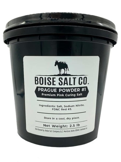 Boise Salt Co. Prague Powder #1 Premium Curing Salt - 2.5lb Resealable Pail