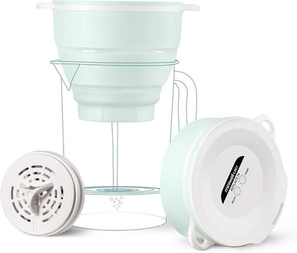 miniwell Filtration System- Water Camping Filter with Replaceable Filter - for Hiking Purification- Remove Chlorine,Sediments, BPA Free- Emergency