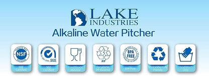 Alkaline Water Pitcher Cartridge Replacement | 150 liters/40 Gallon Capacity | Pure Clean Hydration | 4-Pack