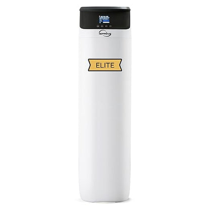 iSpring Whole House Water Softener System, 50,000 Grain High Capacity Removes Hardness with Automatic Backwash and Low Salt Alarm, Hardness & Scale Reduction in House and Commercial Water Use, WCS50KG