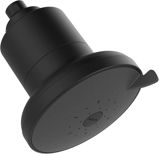 AquaTru Shower - Advanced Shower Filter Removes Impurities from Hard Water to Support Healthy Skin, Scalp, Hair, Reduce Breakage, and Enhance Your Beauty and Self-Care Routine (Matte Black)