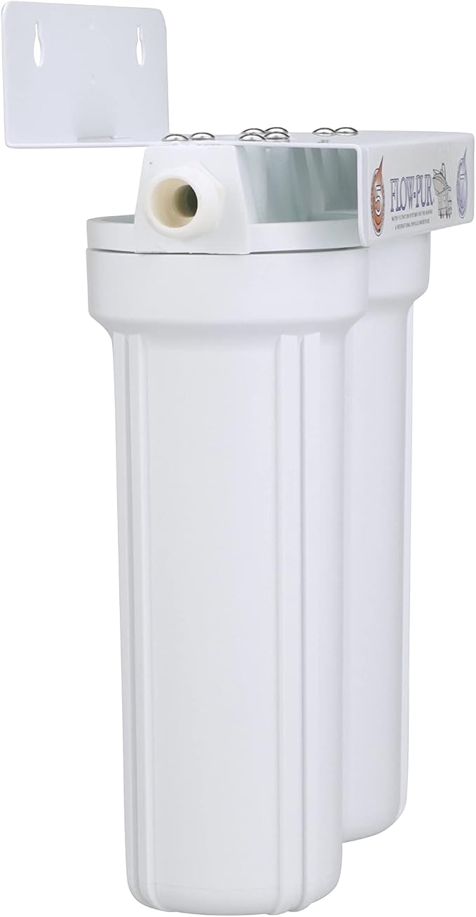 FLOW/PURWATT Watts 520022 RV/Boat Duo Exterior Water Filter with Garden Hose Fittings