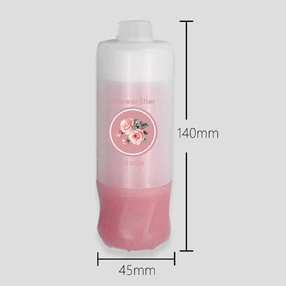 Shower Filter for Hard Water Filter Vitamin C Shower Aromatherapy Replacement Cartridge Bathroom Accessories Remove Chlorine Fluoride Heavy Metals Improves Skin Condition Protects Hair Rose Scent