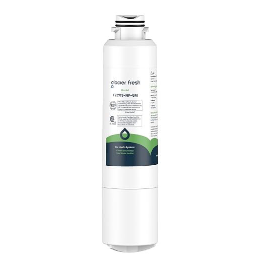 GLACIER FRESH New Upgraded Elarisey™ Filtration Technology, Replacement Filter Replacement for C03 Coolon Countertop Cold Water Purifier (1-Pack)