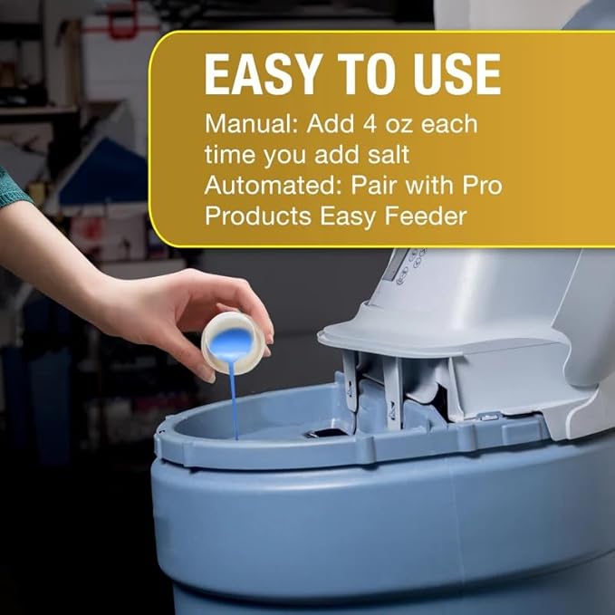 Pro Products ResCare RK02B All-Purpose Water Softener Cleaner Liquid Refill, 1 Gallon, Pack of 4