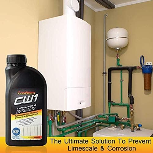 CW1 Central Heating Inhibitor & Protector | Treats Up to 18 Radiators | Boiler Water Chemicals | Prevents Rust, Corrosion & Scale in Boilers, Hot Water Systems & Hydronic Heating Systems
