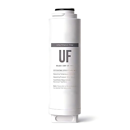 TOVASTY Ultra-Filtration Filter, Under Sink Water Filter System, 0.01 Micron Precision, High Capacity 4000 Gallons