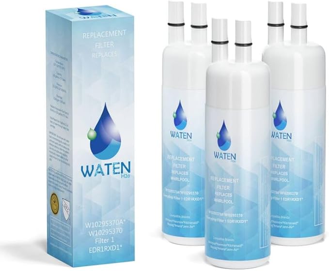 Water Filter Replacement for WRS325SDHZ, WRS325SDHZ08, Whirlpool WRS571CIHZ04, WRS325FDAM04, WRS588FIHZ04, WRS321SDHZ08, WRS555SIHZ06, WRS325FDAW04, WRS315SDHZ08, 3PACK